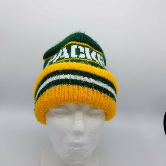 ROSSMOR Other - Green Bay Packers NFL Spellout VINTAGE ROSSMOR Cuffed Beanie Winter Cap